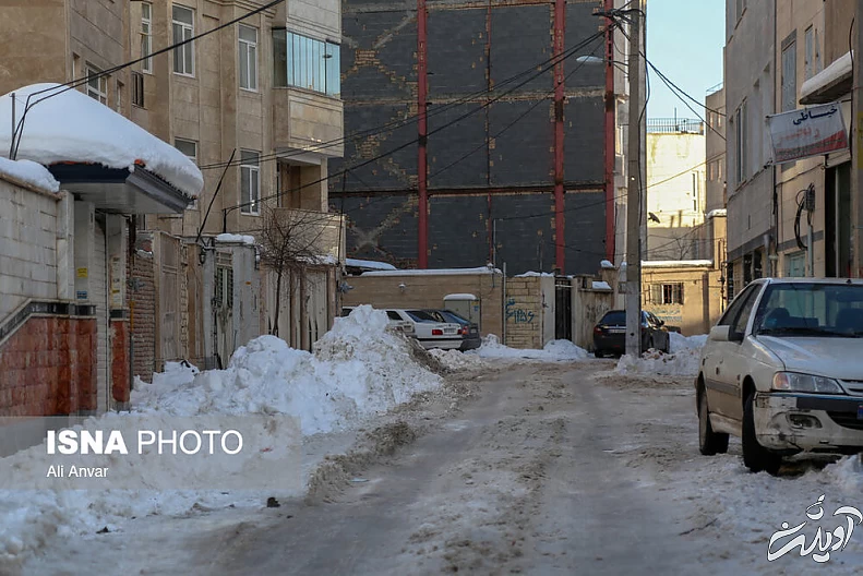 (تصاویر) اردبیل پس از ۱۰ روز بارش برف